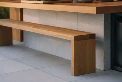 Concrete & oak