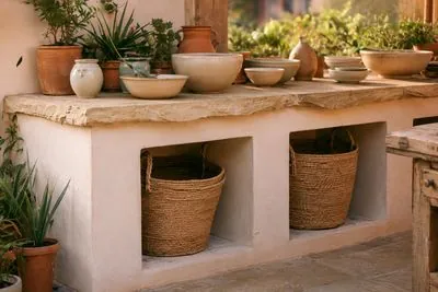Plaster & baskets